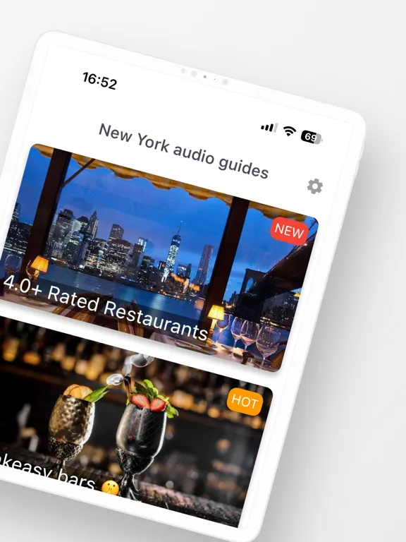 New York Audio Guide Offline iPad  Screenshots