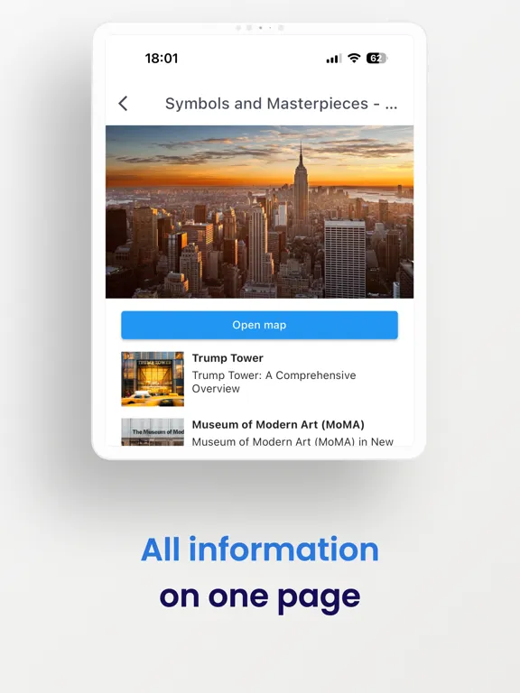 New York Audio Guide Offline iPad  Screenshots