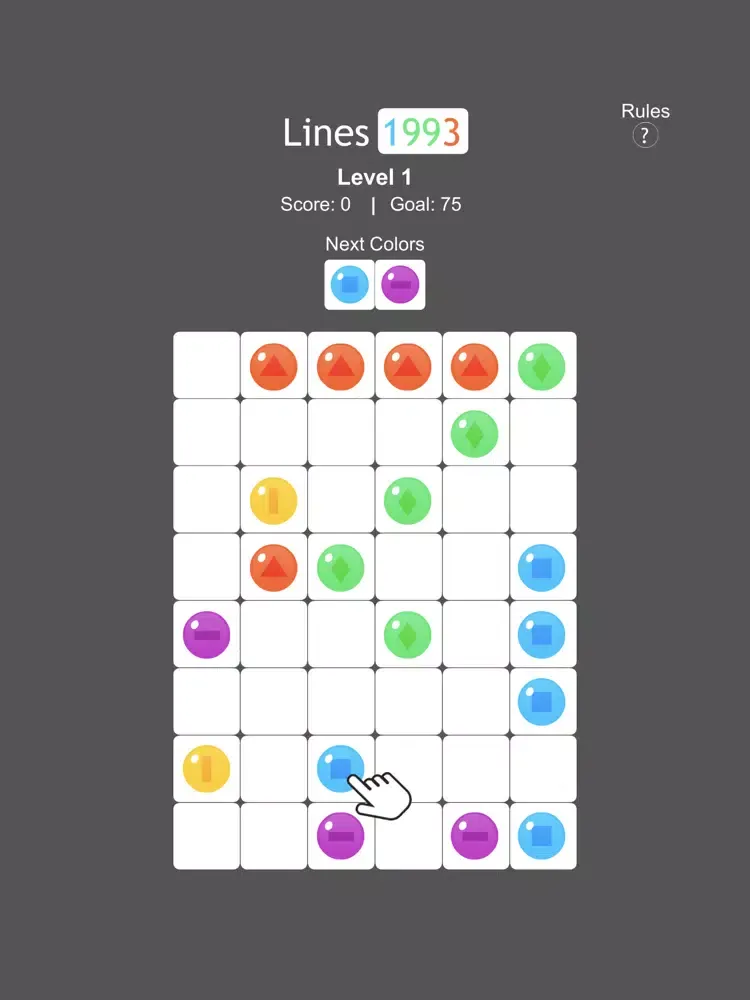 Screenshot di Lines 1993 iPad 