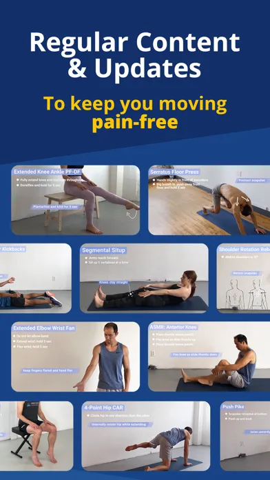 Ảnh chụp màn hình của ROM Coach (Mobility Workouts)