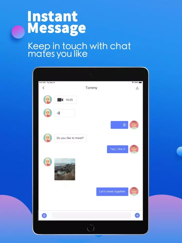 ภาพหน้าจอของ Adult Chat Hub: video meet iPad 