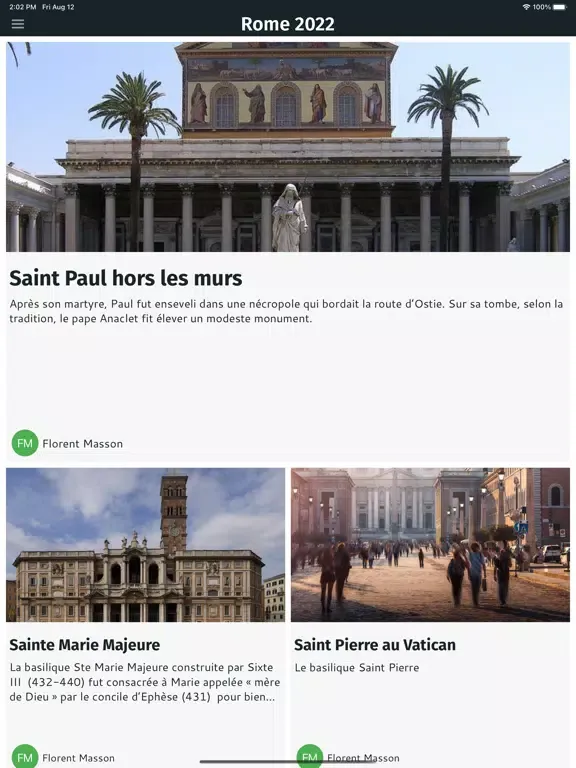Servants Rome 2022 iPad  スクリーンショット