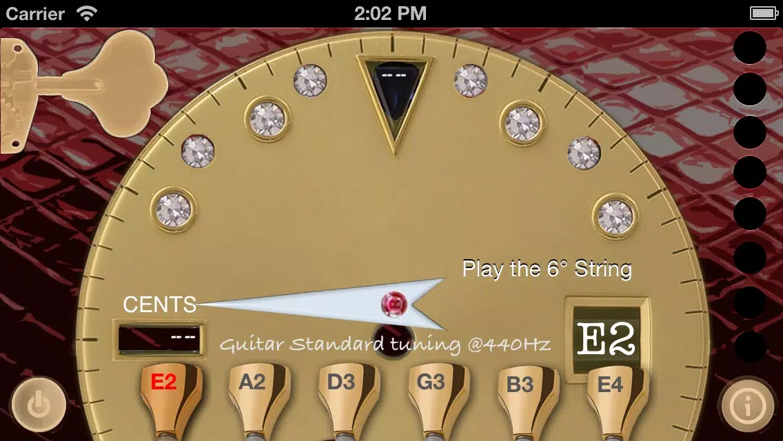 Screenshot di Perfect Tune: Guitar Tuner