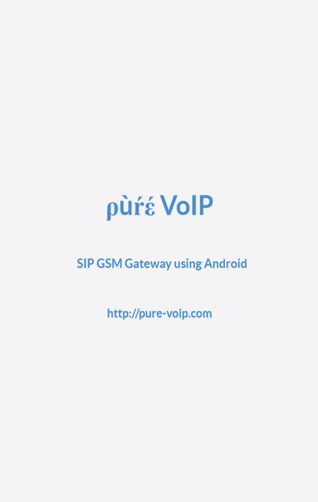 Pure-VoIP SIP GSM Gateway应用截图
