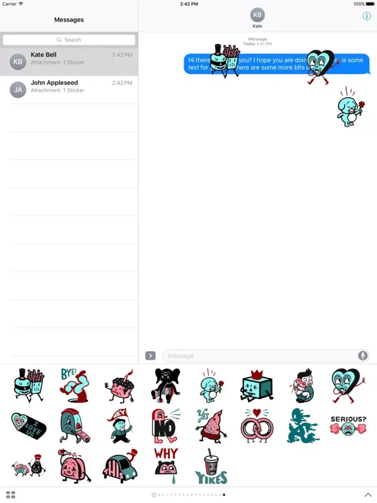 Gary Taxali by Stickapax™ iPad 应用截图
