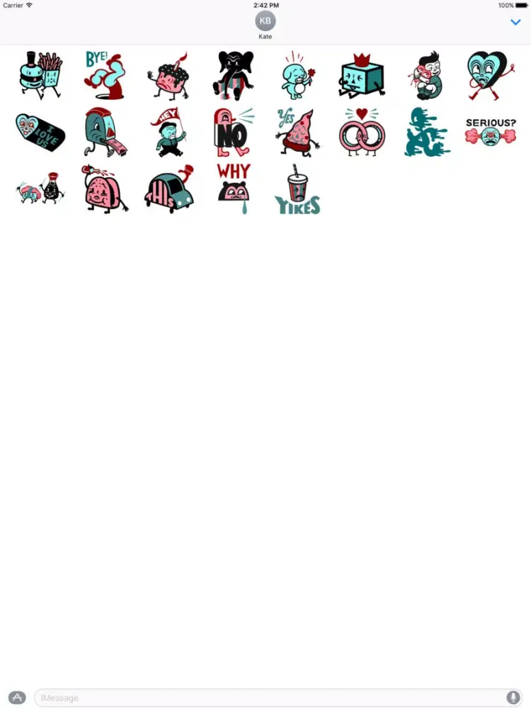 Gary Taxali by Stickapax™ iPad 应用截图
