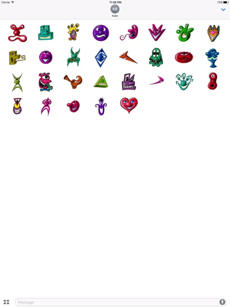 Kenny Scharf by Stickapax™ iPad  स्क्रीनशॉट