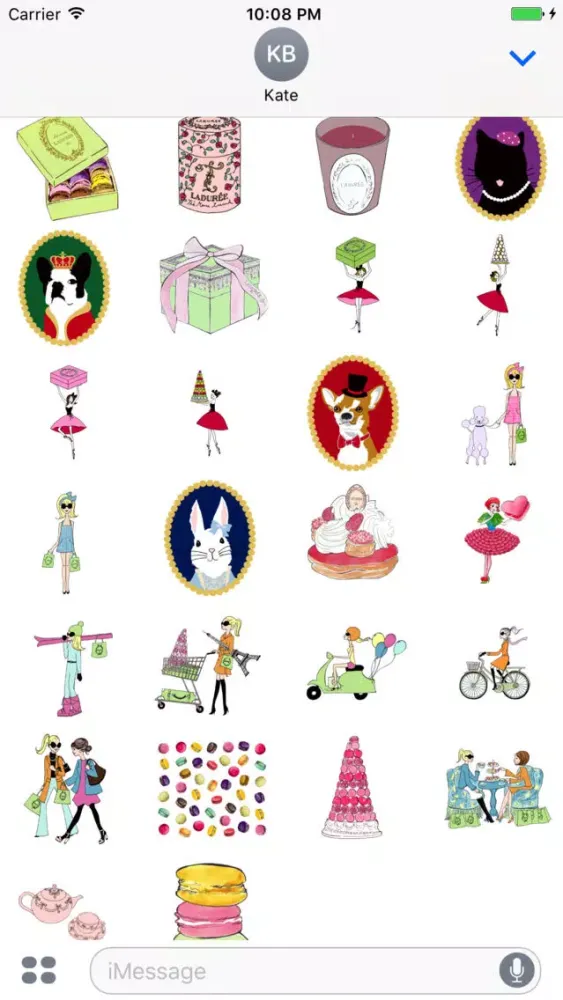 Captures d'écran de Laduree by Stickapax™