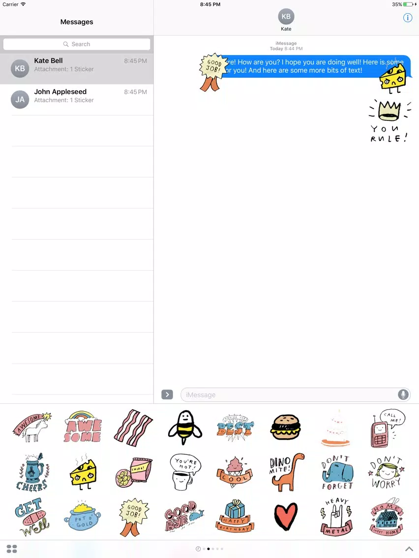Ảnh chụp màn hình của Mike Lowery's Party Pack by Stickapax™ iPad 