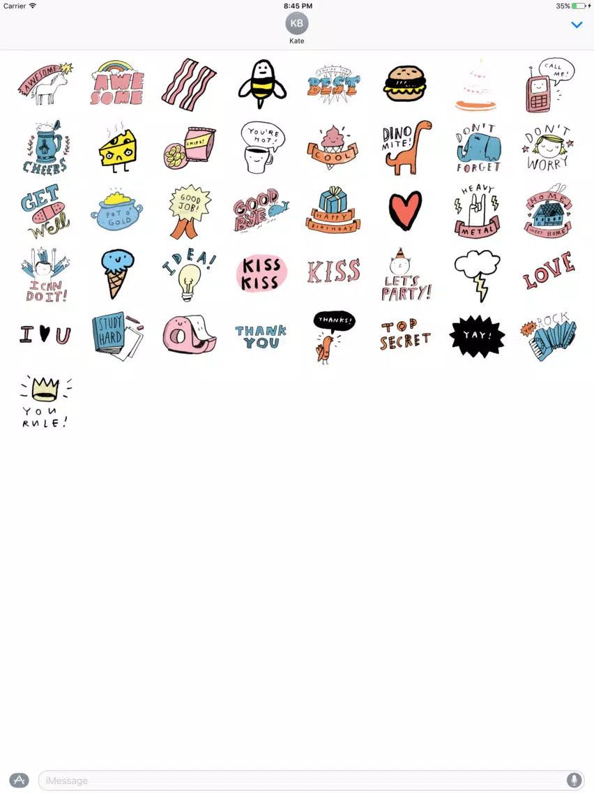 Ảnh chụp màn hình của Mike Lowery's Party Pack by Stickapax™ iPad 