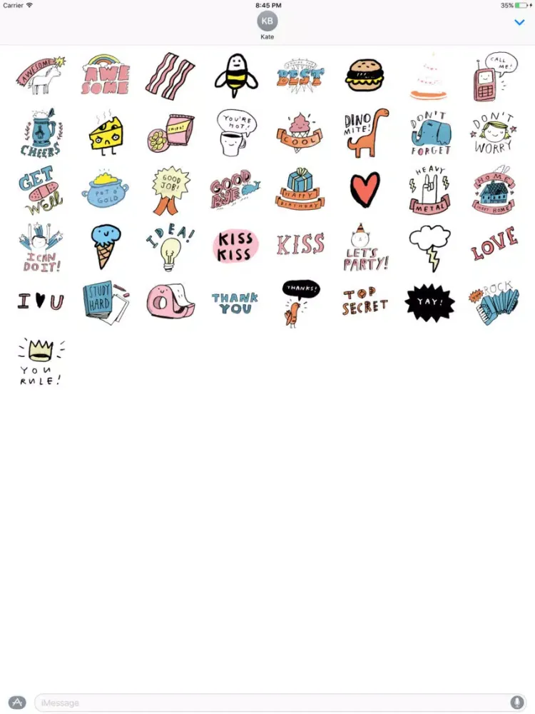 Mike Lowery's Party Pack by Stickapax™ iPad 应用截图
