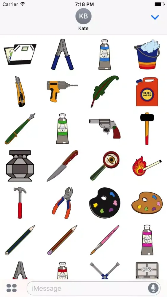 Zrzuty ekranu Yaz's Materials by Stickapax™
