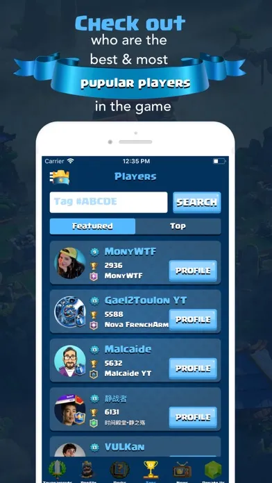 Zrzuty ekranu Stats & Tools for Clash