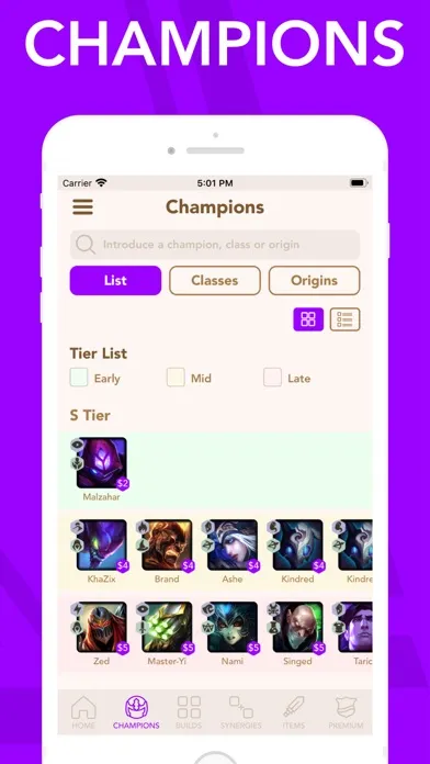 Screenshot di Builds for TeamFight Tactics