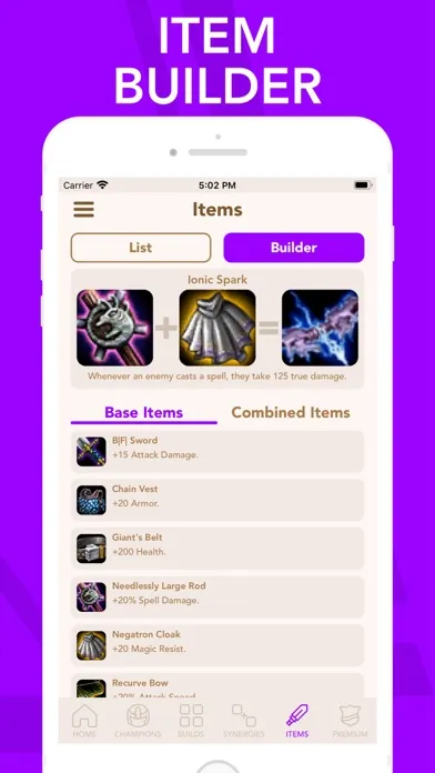 Screenshot di Builds for TeamFight Tactics