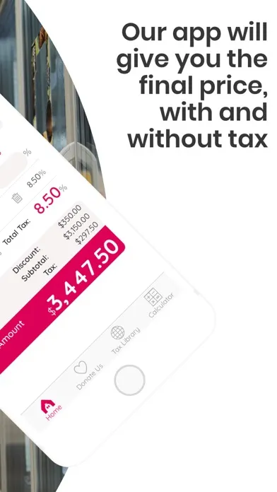 Sales Tax & Discounts Screenshots