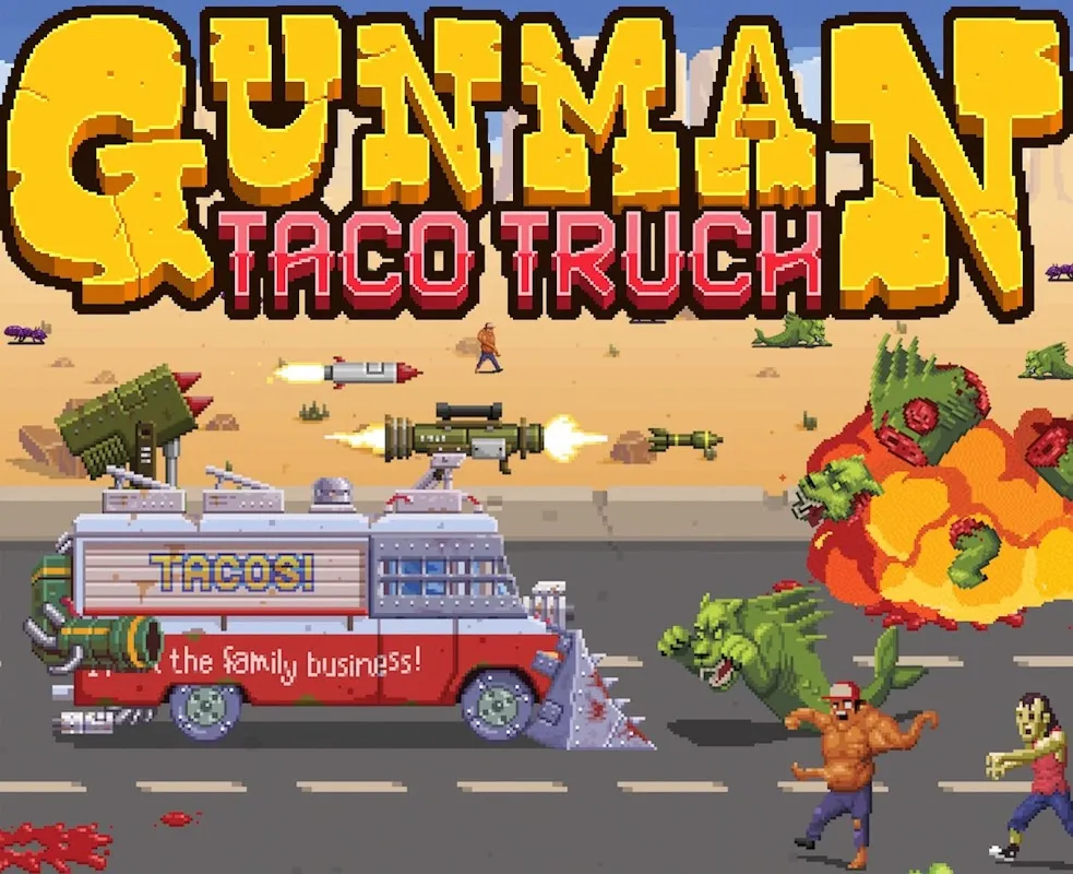 Capturas de tela do Gunman Taco Truck