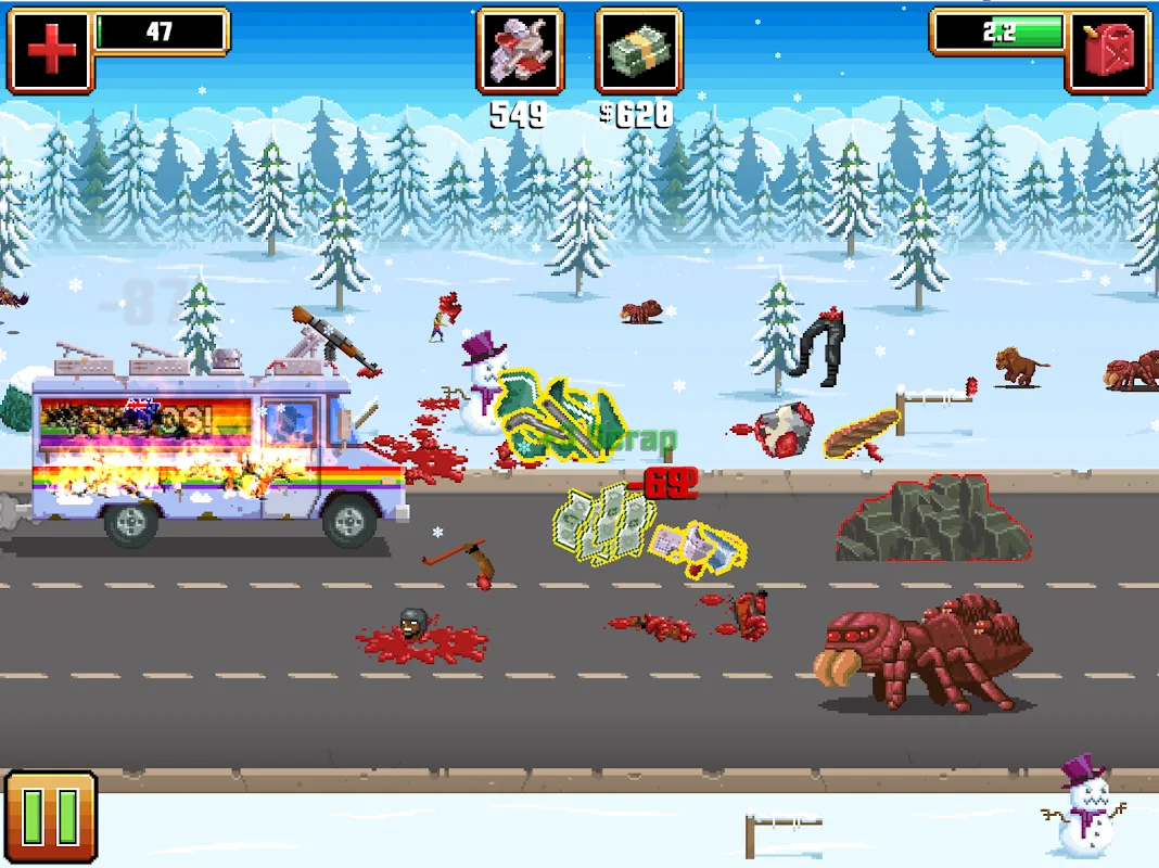 Capturas de tela do Gunman Taco Truck