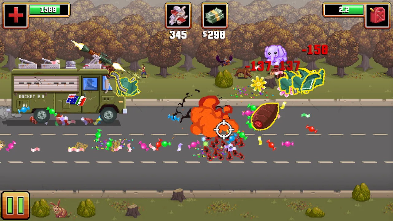 Capturas de tela do Gunman Taco Truck