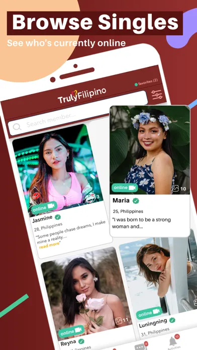 TrulyFilipino -Filipino Dating سکرین شاٹس