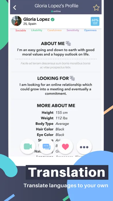 Capturas de tela do TrulyLatino - Latino Dating