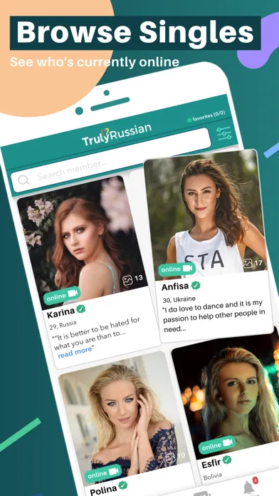 TrulyRussian - Russian Dating應用截圖