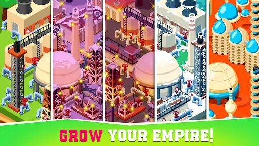 Oil Tycoon idle tap miner game应用截图