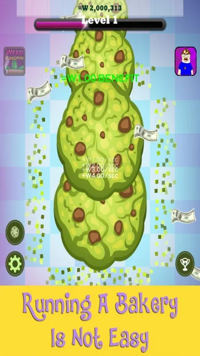 Weed Cookie Clicker - Run A Ganja Bakery Firm & Hemp Shop With High Profits Ekran Görüntüleri