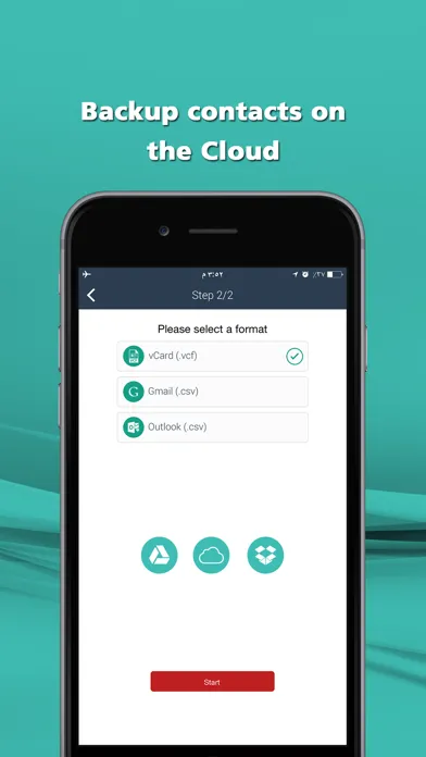 Contacts Manager - ِEdit Contacts & Backup on Dropbox, iCloud and Google drive स्क्रीनशॉट