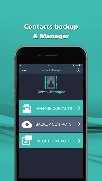 Contacts Manager - ِEdit Contacts & Backup on Dropbox, iCloud and Google drive स्क्रीनशॉट