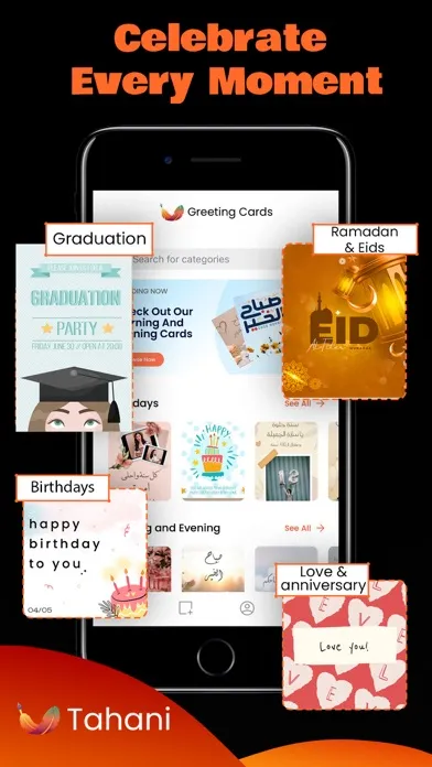Zrzuty ekranu Greeting Cards poster & flyer