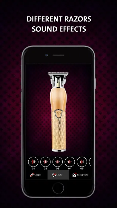 Ảnh chụp màn hình của Hair Trimmer razor sound prank
