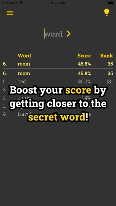Скриншоты romot - Find the daily word!