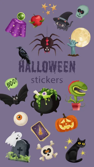 Boo! Halloween Stickers 스크린샷