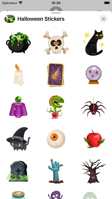 Boo! Halloween Stickers 스크린샷