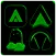 Black and Green Icon Pack