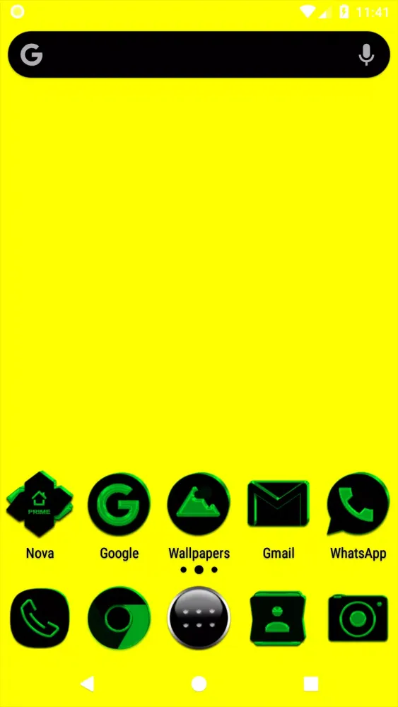 Black and Green Icon Pack Screenshots
