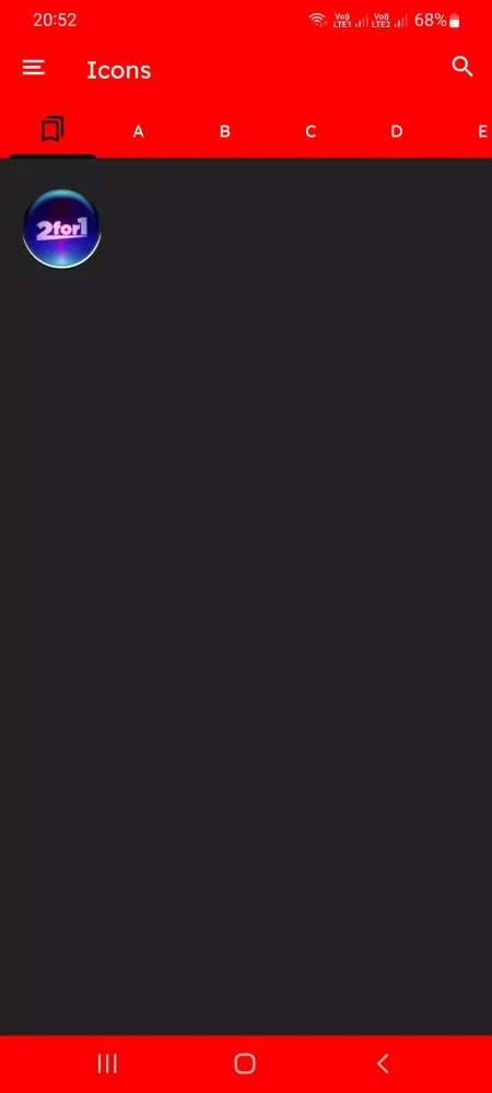 Zrzuty ekranu Black Pixl Glass Icon Pack