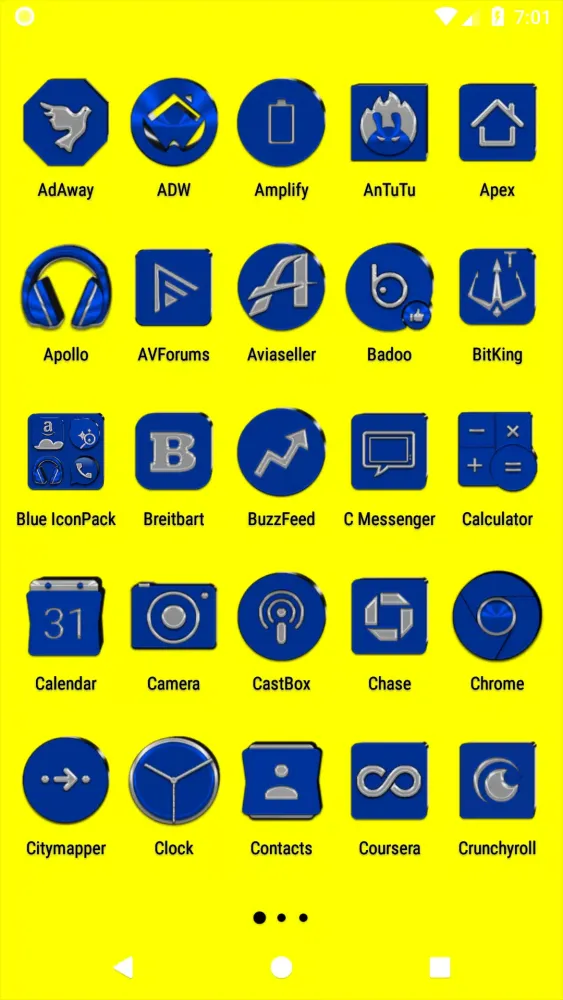 صور Blue Icon Pack
