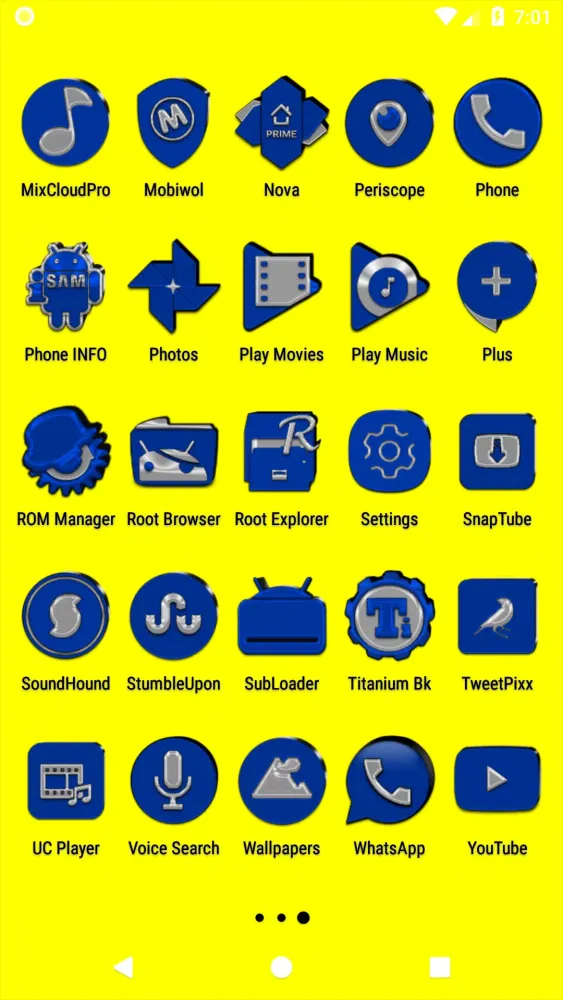 صور Blue Icon Pack