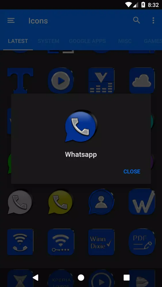 صور Blue Icon Pack