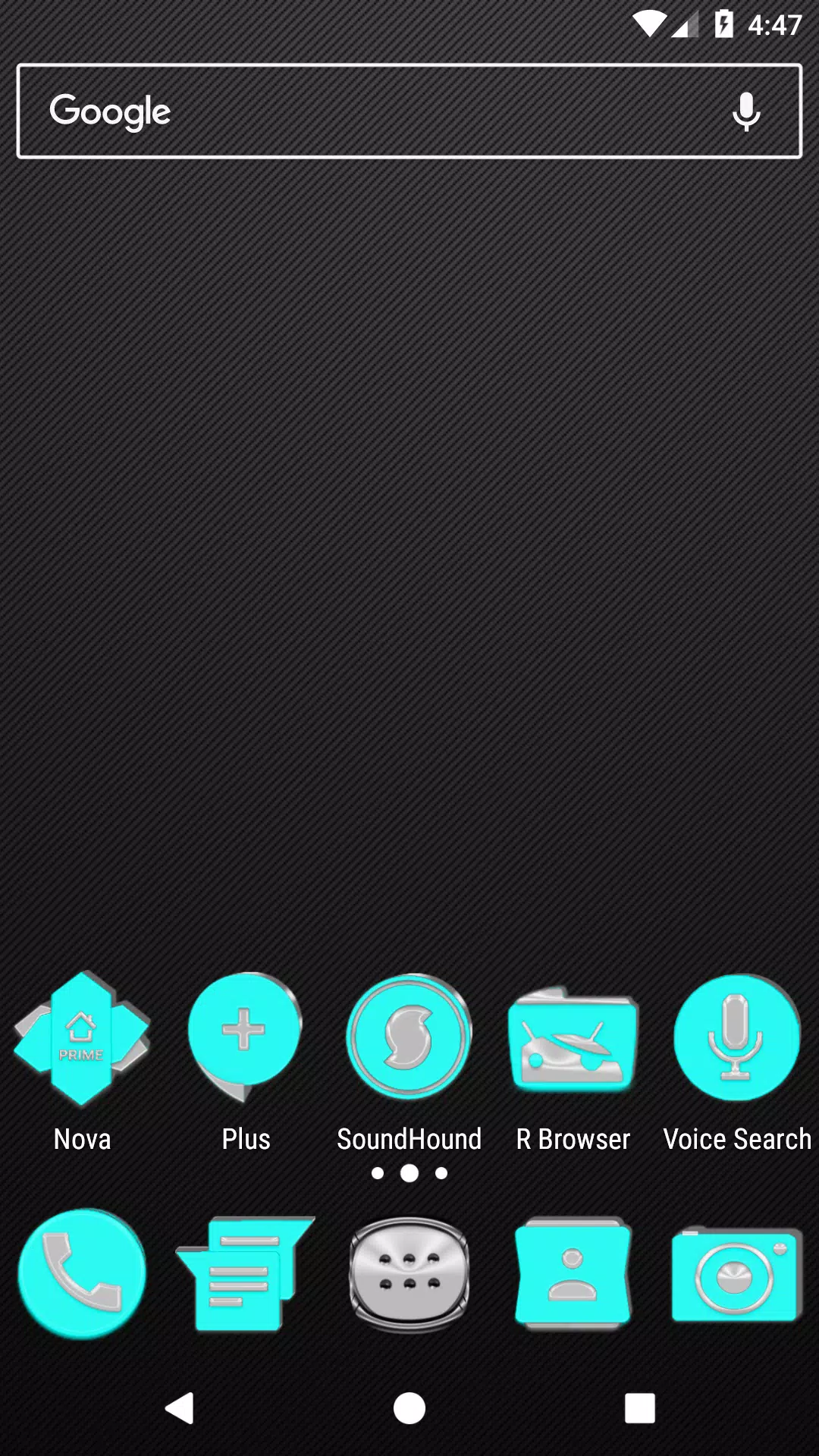 Bright Cyan Screenshots