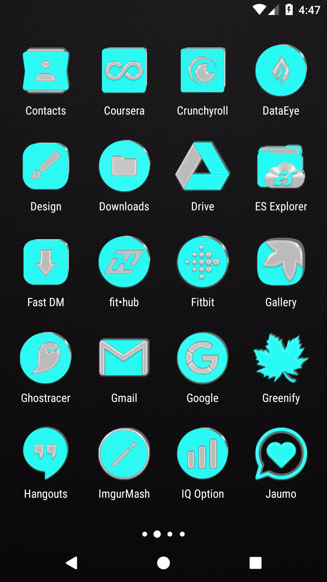 Bright Cyan Screenshots