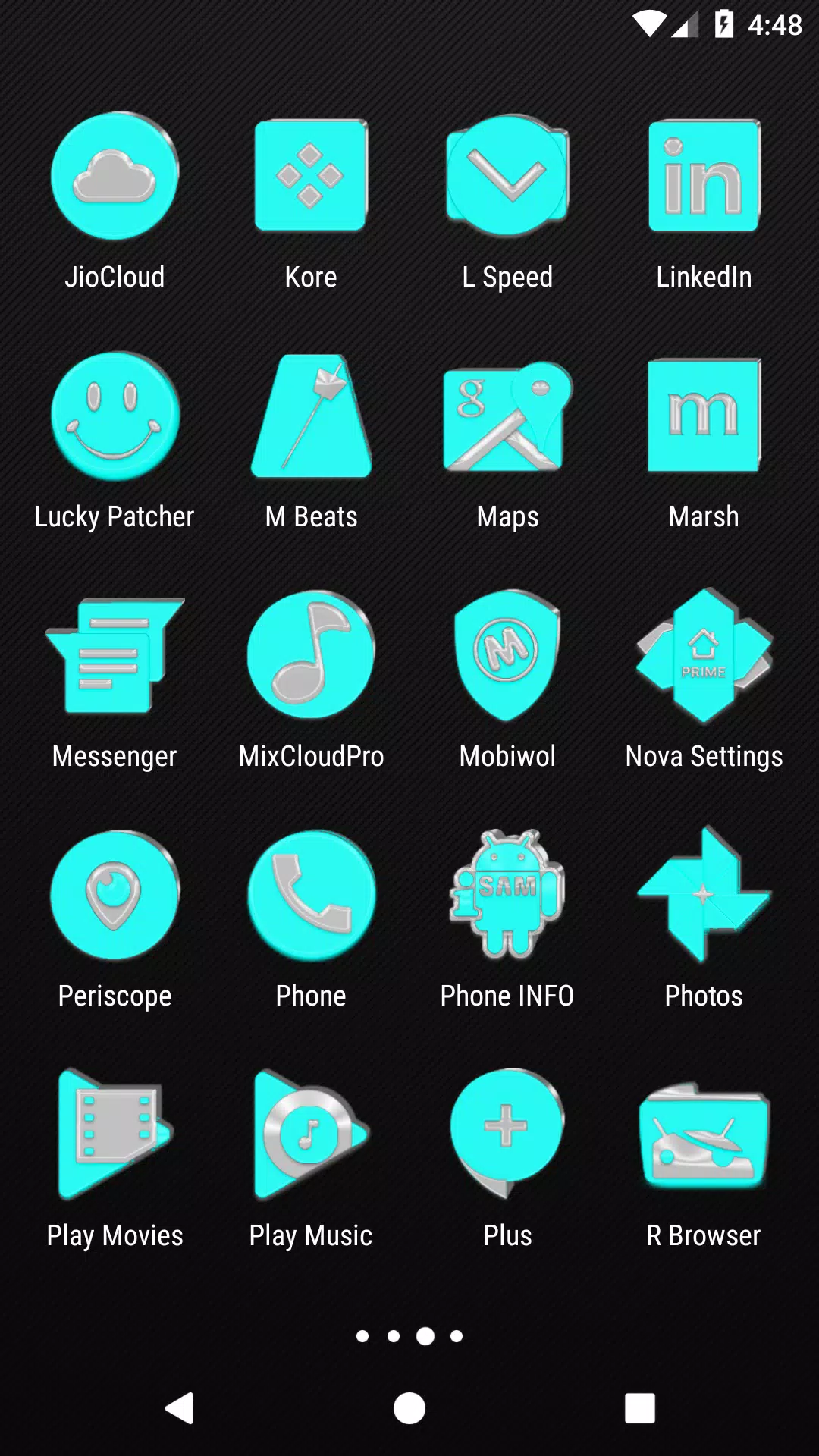 Bright Cyan Screenshots