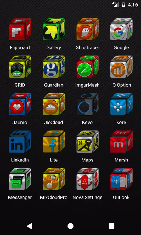 Cube Icon Pack Ekran Görüntüleri