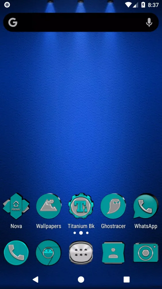 Cyan Icon Pack Ekran Görüntüleri