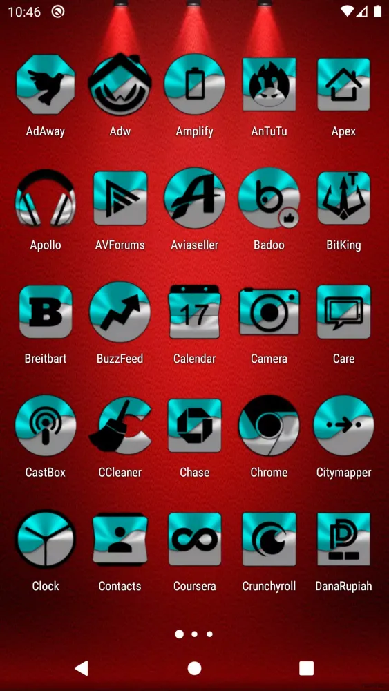 Half Light Cyan Icon Pack Screenshots