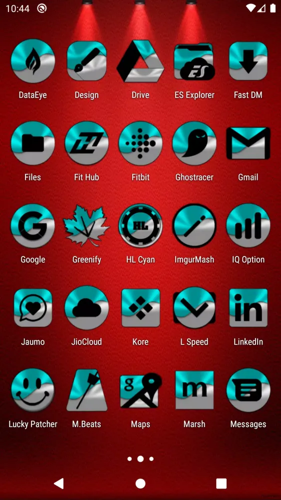 Half Light Cyan Icon Pack Screenshots