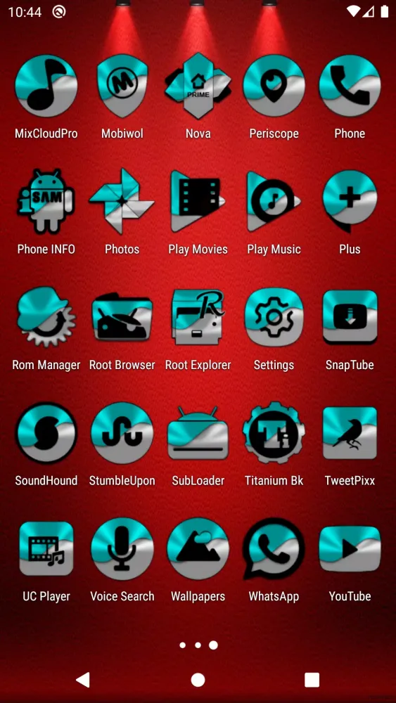 Half Light Cyan Icon Pack Screenshots