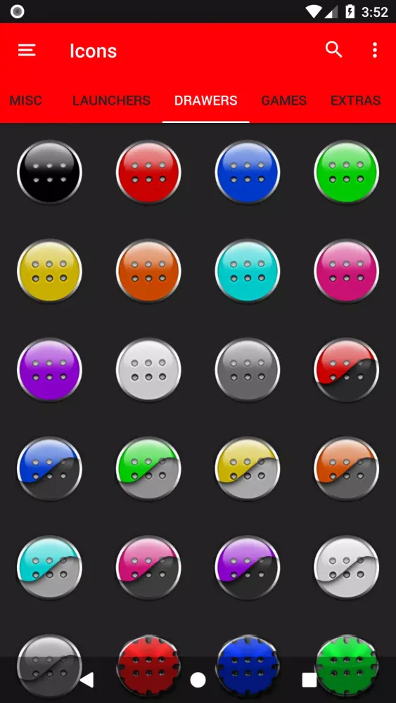 Half Light Cyan Icon Pack Screenshots